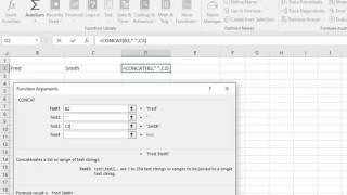 Excel 2016 Function Library