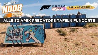 Forza Horizon 5 Rally Adventure alle 30 Apex Predators Tafeln Fundorte  XP Boards  EP Tafeln