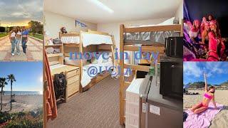 move in vlog temporary dorm @UCLA  │ travel nightmare saxon suites dorm tour preview of college