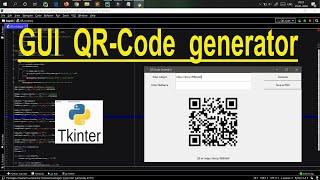 How to generate QR code using Python and Tkinter GUI  Learn Overflow