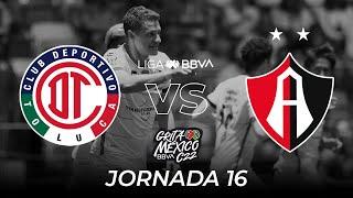 Resumen y Goles  Toluca vs Atlas  Liga BBVA MX - Grita México C22  - Jornada 16