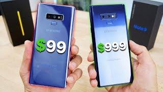 $99 Fake Samsung Galaxy Note 9 vs $999 Note 9