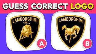 Guess the Correct CAR LOGO  Ultimate Car Quiz - Easy Medium Hard levels