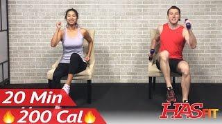 20 Min Chair Exercises Sitting Down Workout - Seated Exercise for Seniors Elderly & EVERYONE ELSE