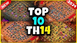 New BEST TH14 BASES CWL WARTROPHY Base Link 2024 Top10 Clash of Clans - Town Hall 14 Farm Base