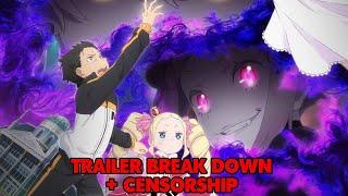 Re Zero was CENSORED Season 3 Trailer Breakdown