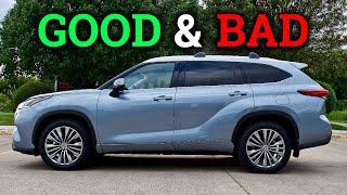 Life With a New 2020 Toyota Highlander  The GOOD & BAD