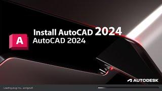 How to install AutoCAD 2024