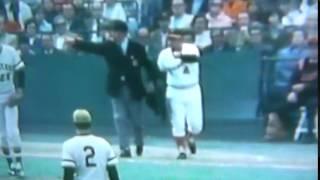 Earl Weaver Tries To Intimidate Steve Blass 1971 World Series