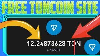 FREE $80.00 TONCOIN  Paste wallet & Collect  Earn free TON Every 60 minutes