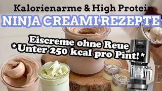 5 HIGH PROTEIN EIS NINJA CREAMI REZEPTE  ZUCKERFREI  The Ice Cream Girl