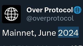 Over Protocol Mainnet Update