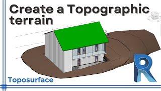 Revit - How to draw a topographic terrain for your projects Toposurface