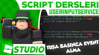 UserInputService Nasıl Kullanılır  Roblox Studio Script Dersleri