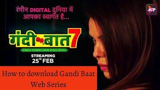 Gandi Baat Webseries kaise download kare Vegamovies se