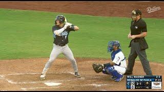 Will Wagner crushes a deep gap-double on a 3-hit night for the Hooks 91223 - Corpus Christi Hooks