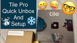 Tile Pro Quick Unbox & Setup