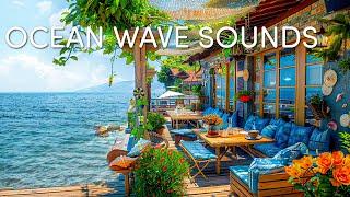 Sunny Tropical Bossa Nova Beach - Positive Bossa Nova Jazz & Calming Ocean Waves for Great Moods