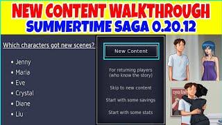 New Content Walkthrough Summertime Saga 0.20.12 Gameplay  Pre -Tech update part 2