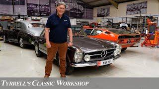 Legendary Mercedes-Benz W113 280SL Pagoda Must-Know Tips & Road Test  Tyrrells Classic Workshop