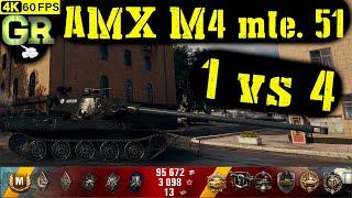 World of Tanks AMX M4 mle. 51 Replay - 10 Kills 7.6K DMGPatch 1.4.0