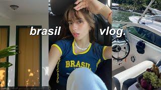 vlog   flying to brazil exploring rio de janeiro copacabana fireworks & time in the sun