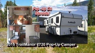 Pre-Owned 2015 TrailManor 2720 Pop-Up Camper  Mount Comfort RV