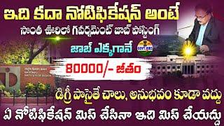 సొంత ఊరిలో ప్రభుత్వ ఉద్యోగం  80000- జీతం  NID Recruitment 2024  Latest Job Search  Govt Jobs