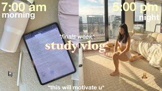 STUDY VLOG ‧₊˚️ final exams fall reset routine & staying consistent with healthy habits