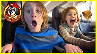 Kids Pretend ️ CALEB & ISABEL GO TO THE WORST AIRPORT IN THE WORLD FUNNY Pack With Me ADVENTURE