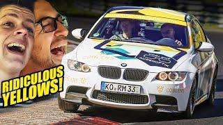 NEW BMW E92 M3 FIGHTING Yellow Flags  Nürburgring