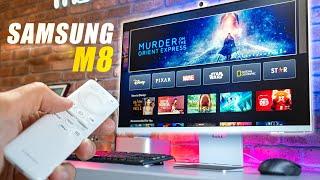 The Best Home Office Monitor & TV? Samsung M8 - 32 4K