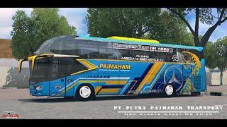 Share Gratis Livery PT.Paimaham 388  Avante H8 Rull Hyden Thien  Bus Simulator Indonesia.