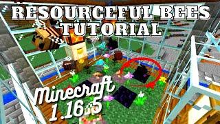 Resourceful Bees Tutorial - Minecraft 1.16.5