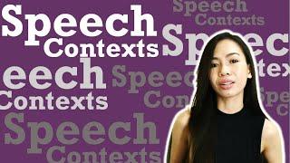 Types of Speech Contexts and their Examples  Oral Communication in Context