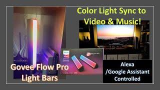 Govee Flow Pro Light Bars - Excellent Ambient Lighting Option Light Sync for Video & Music