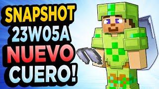  Nuevo CUERO  Snapshot 23w05a Minecraft 1.20