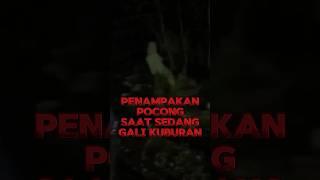 PENAMPAKAN POCONG YANG TEREKAM KAMERA #horor #penampakan #hantu