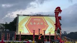 Lion Dance on Sentosa Island