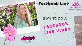 How to do a Facebook Live Video