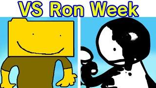 Friday Night Funkin VS Ron FULL WEEK + Cutscenes FNF ModHard Bobs Onslaught Fan Made