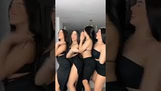 4 black dress girls