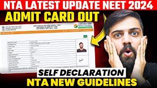 NEET Admit Card 2024 Complete Details and NTA Guidelines For NEET 2024 