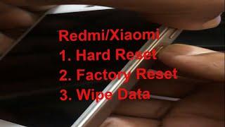 How to hard reset Redmi 4  How to Format Redmi Phone  How to Wipe Data from Redmi Phone