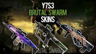 First Look at Y7S3 BRUTAL SWARM 3D Weapon Skins Headgears Uniforms Bundles - Pro Team Skins - R6
