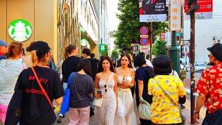 4K Shibuya Walking Tour. # Very nice Evening View of Shibuya. Tokyo Japan.