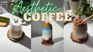 Aesthetic Coffee  Relaxing Homecafe Drinks  TikTok Compilation   2021