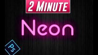 How to Make EASY Neon Text In Photoshop