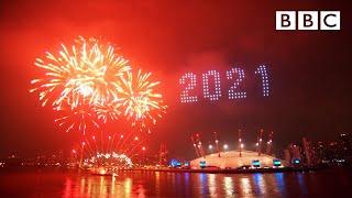 Londons 2021 fireworks  Happy New Year Live  BBC