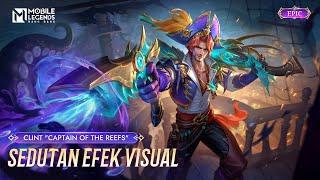 Skin Epic Baharu  Clint Captain of the Reefs  Mobile Legends Bang Bang